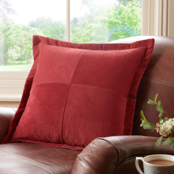 Laura Ashley Dalham Cushion Cranberry Red