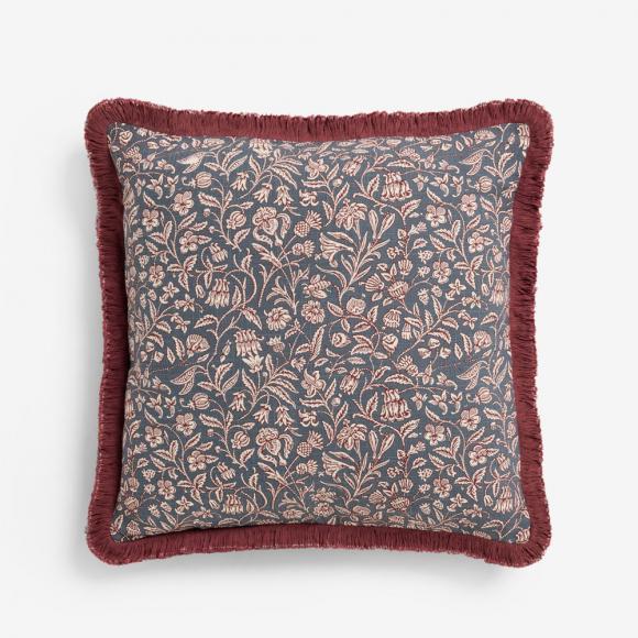 Laura Ashley Elmdon Cushion Dark Crimson