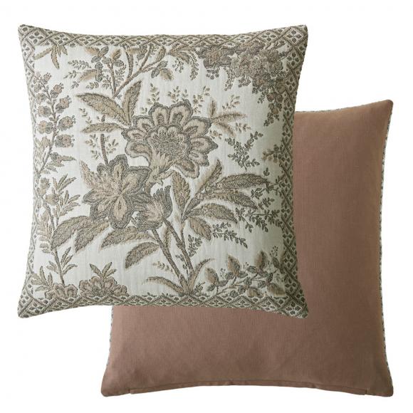 Laura Ashley Marlbrook Jacquard Cushion Truffle
