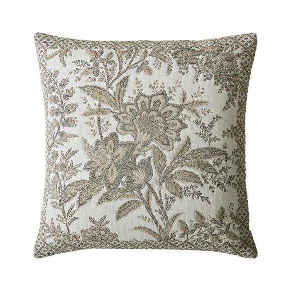 Laura Ashley Marlbrook Jacquard Cushion Truffle