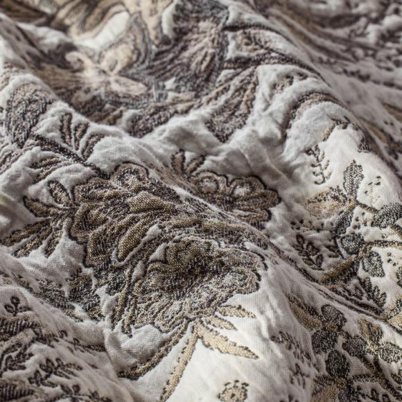 Laura Ashley Marlbrook Jacquard Throw Truffle