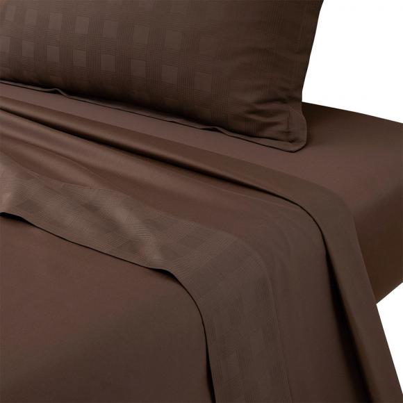 Ralph Lauren Home Hartleigh Chocolate Flat Sheet