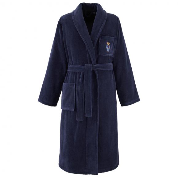 Ralph Lauren Home Denim Bear Bathrobe Newport