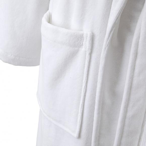 Ralph Lauren Home Denim Bear Bathrobe White