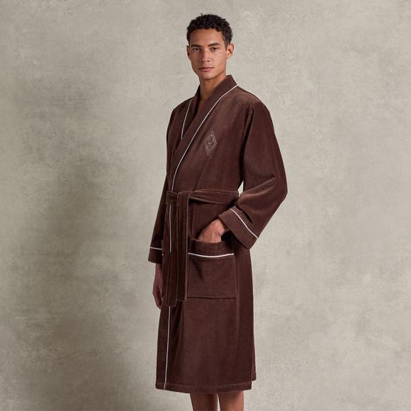 Ralph Lauren Home Park Row Sheared Robe Chocolate
