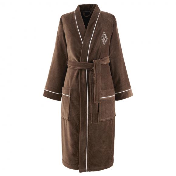 Ralph Lauren Home Park Row Sheared Robe Chocolate