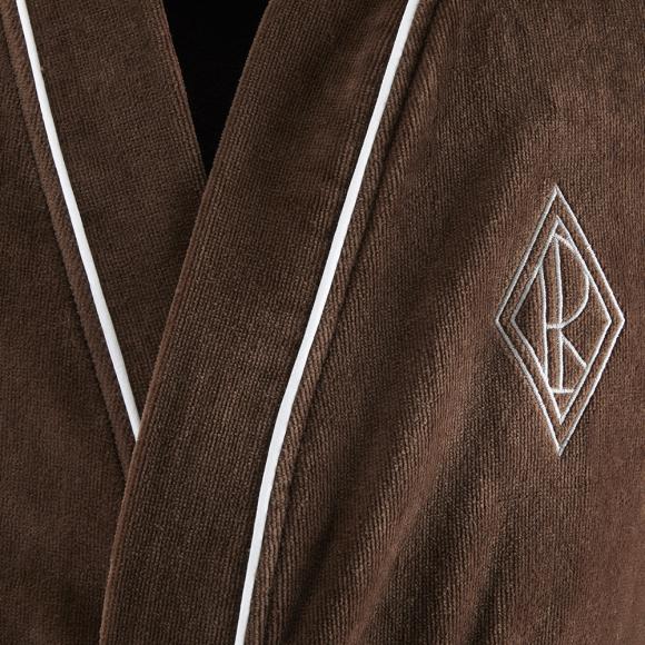Ralph Lauren Home Park Row Sheared Robe Chocolate
