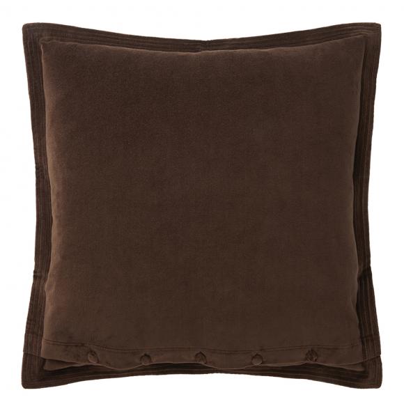 Ralph Lauren Home C Velvet Cushion Cover Chocolate