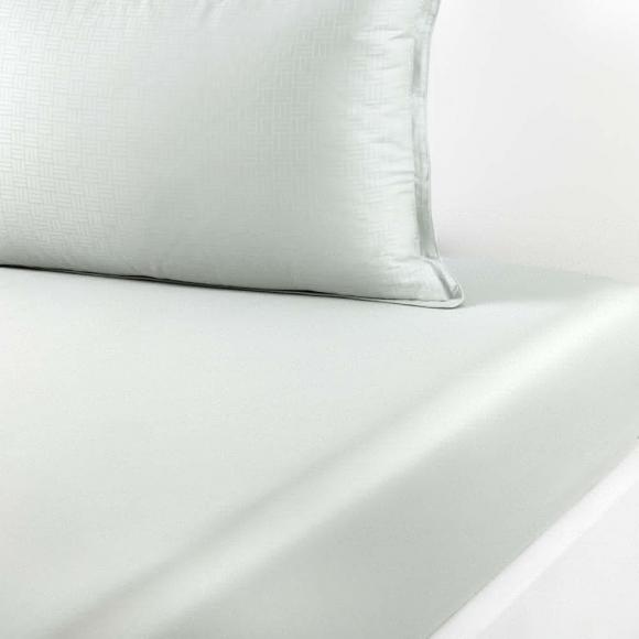 Boss Home Lattice Ice Blue Fitted Sheet