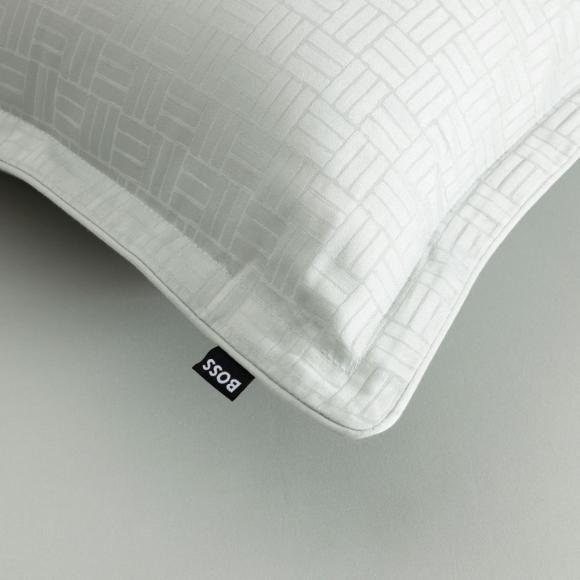 Boss Home Lattice Ice Blue Pillowcase