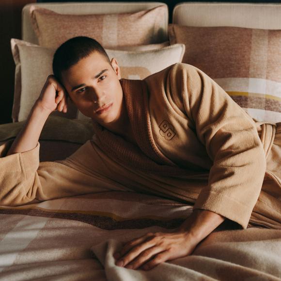 Boss Home Boss Double B Robe Beige