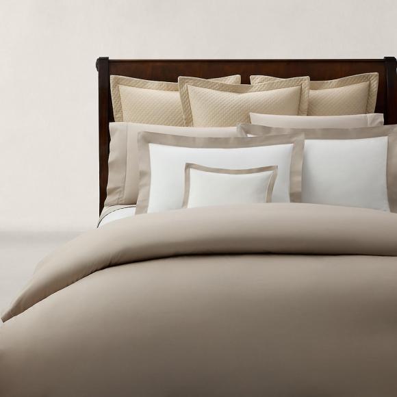 Ralph Lauren Home Langdon 624 Stone Duvet Cover