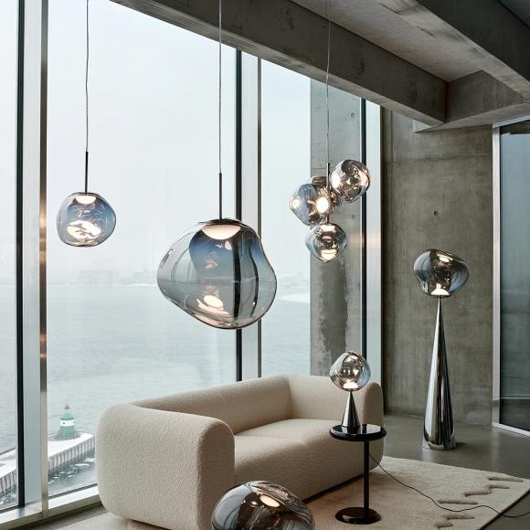 Tom Dixon Melt LED Chandelier Mini Nickel