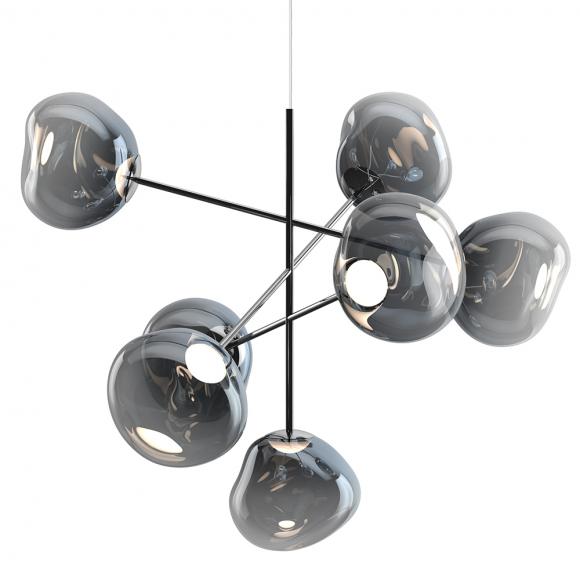 Tom Dixon Melt LED Chandelier Large Nickel