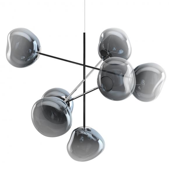 Tom Dixon Melt LED Chandelier Large Nickel
