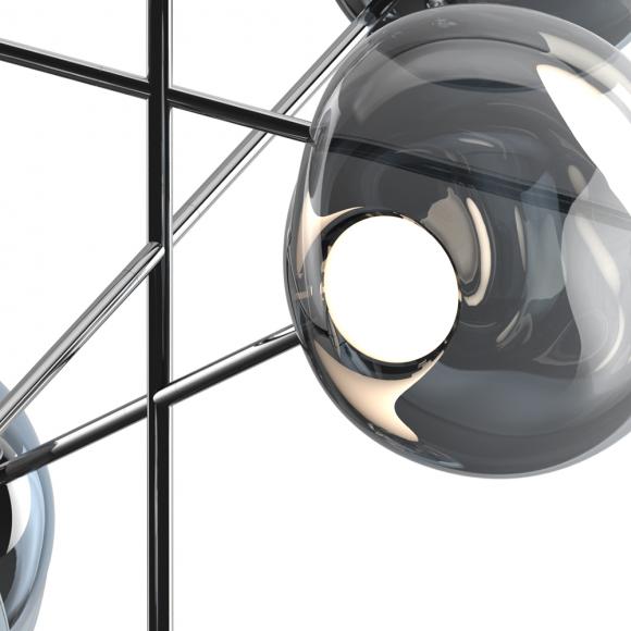Tom Dixon Melt LED Chandelier Large Nickel