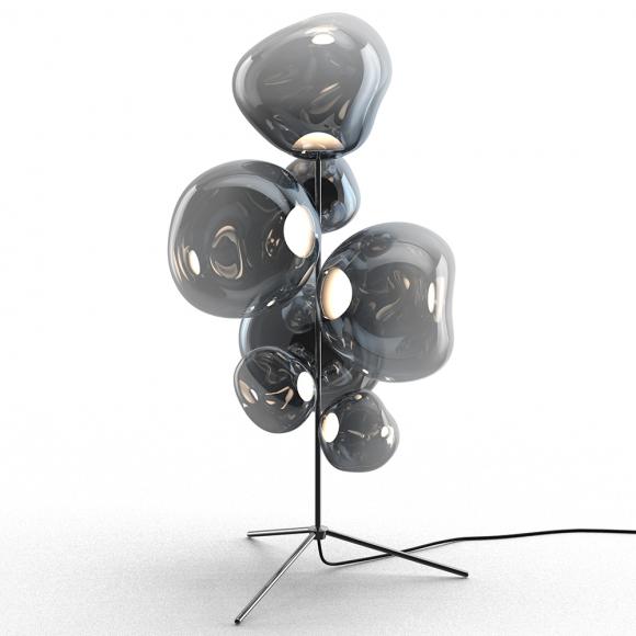 Tom Dixon Melt LED Floor Chandelier Nickel