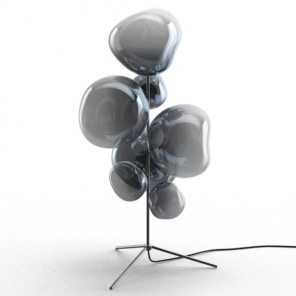 Tom Dixon Melt LED Floor Chandelier Nickel