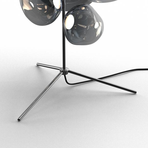 Tom Dixon Melt LED Floor Chandelier Nickel