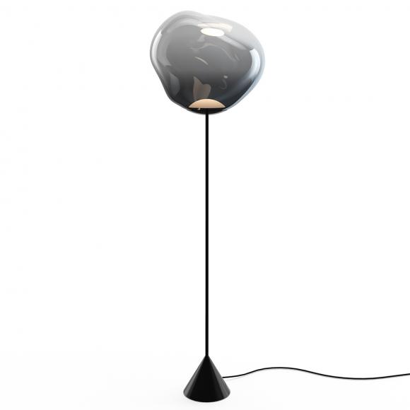 Tom Dixon Melt LED Slim Cone Floor Light Nickel