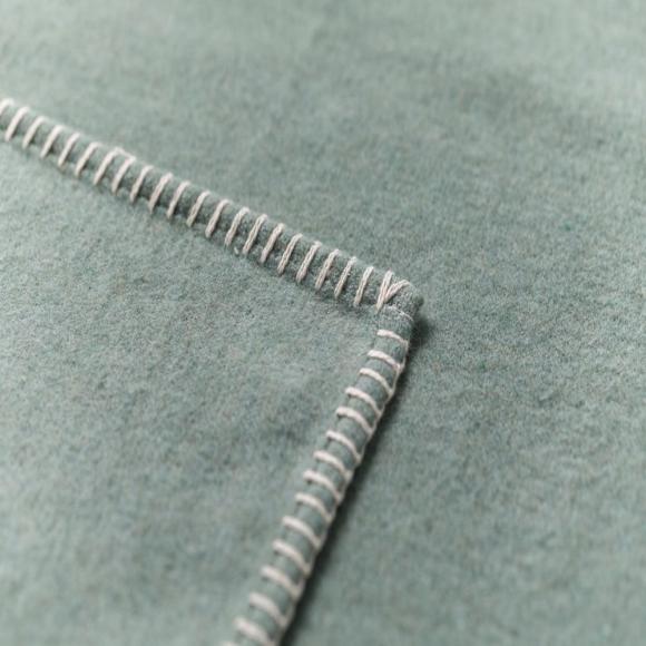 David Fussenegger Sylt Cotton throw Plain Ivy