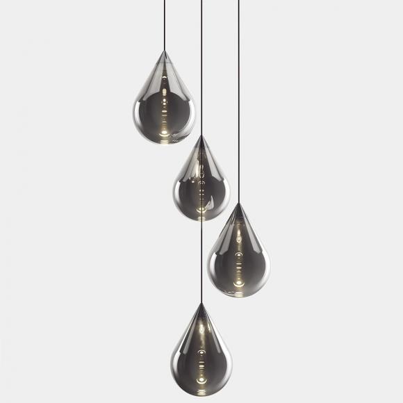 Tom Dixon Flare LED Bead Pendant Silver