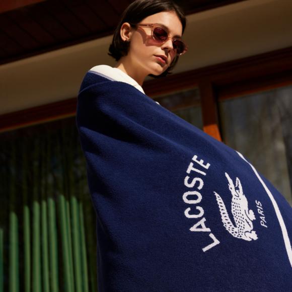 Lacoste L Origine Beach Towel Vert