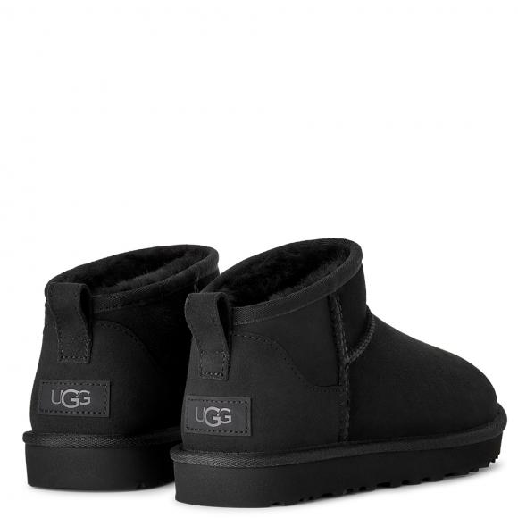 UGG Classic Ultra Mini Nubuck Boot Black