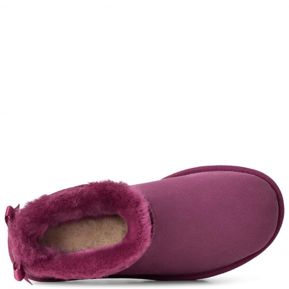 UGG Ultra Mini Bailey Bow Dark Winterberry