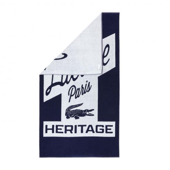 Lacoste L Retro Beach Towel Marine