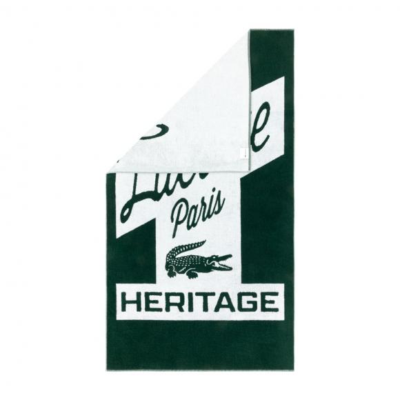 Lacoste L Retro Beach Towel Vert