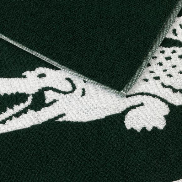 Lacoste L Retro Beach Towel Vert