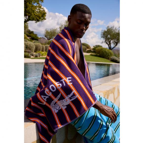 Lacoste L Sunstripe Beach Towel Cosaque