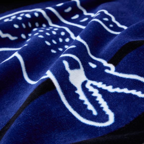 Lacoste L Ace Beach Towel Bleu