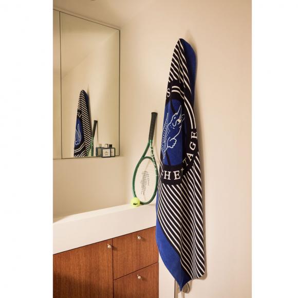 Lacoste L Ace Beach Towel Bleu