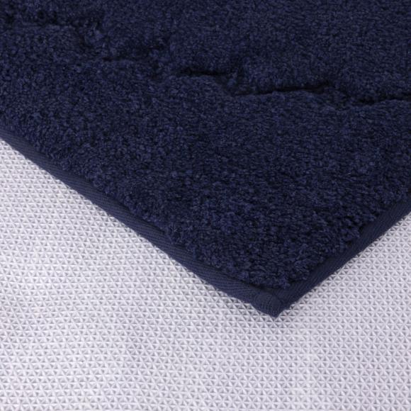 Lacoste L Heritage Bath Mat Navy