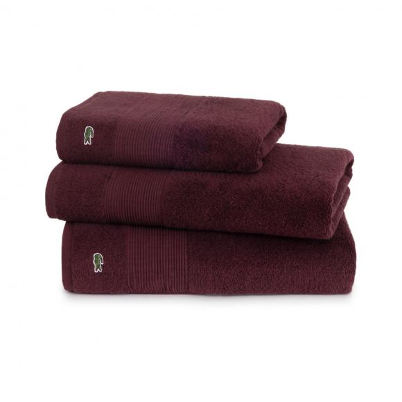 Lacoste L Le Croco Towel Bordeaux