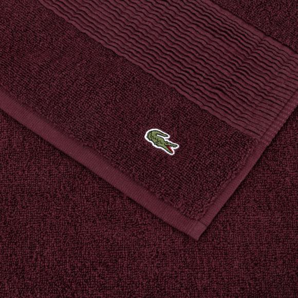 Lacoste L Le Croco Towel Bordeaux
