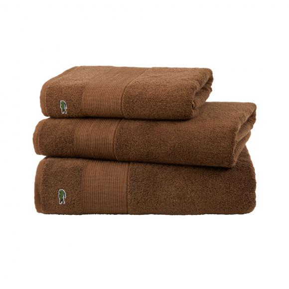 Lacoste L Le Croco Towel Pecan