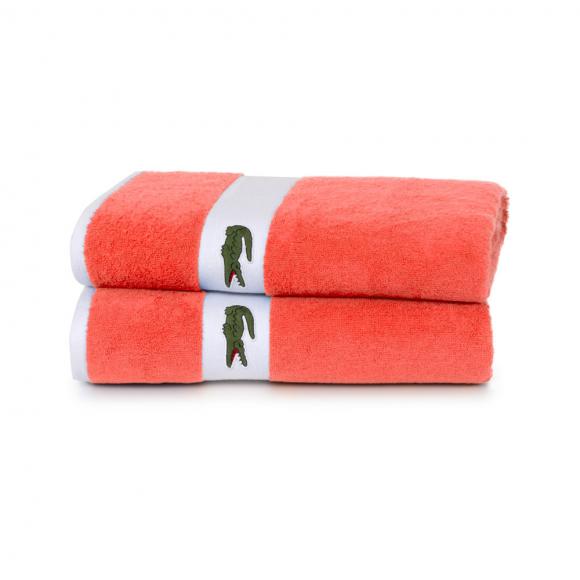 Lacoste L Casual Towel Papaye