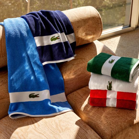 Lacoste L Casual Towel Pecan