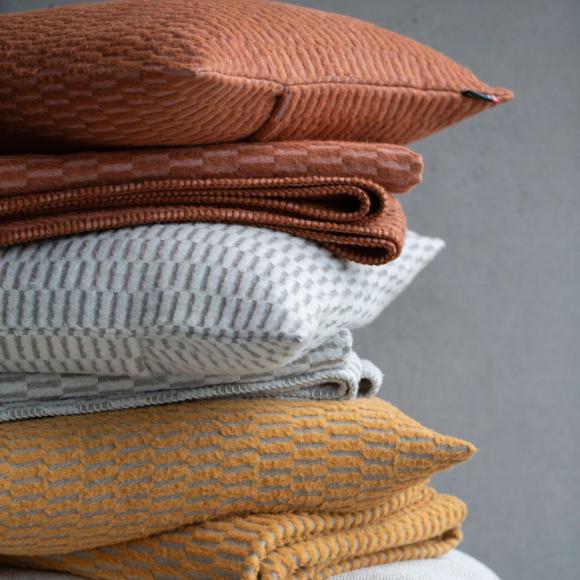 David Fussenegger Carla Grid Blanket Throw