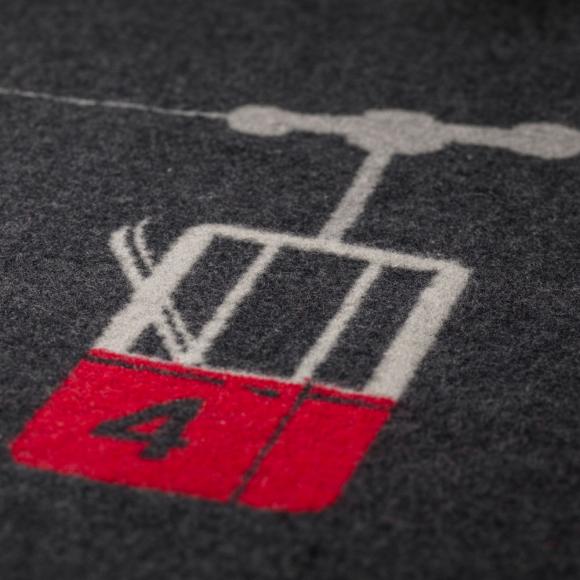 David Fussenegger Cable Car Silt Blanket Throw