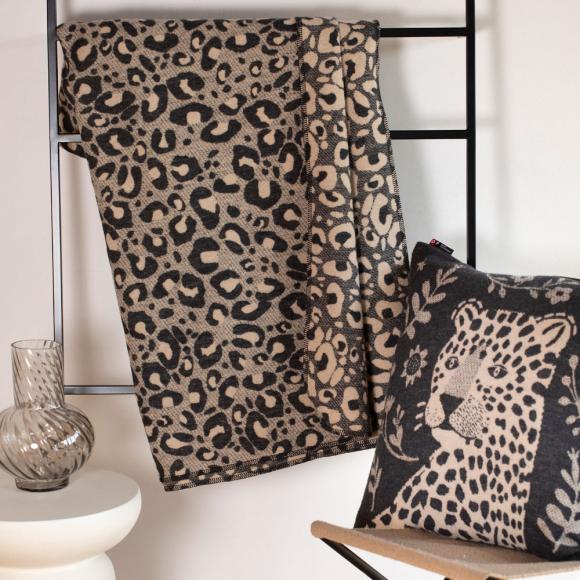 David Fussenegger Leopard Silvretta Blanket Throw