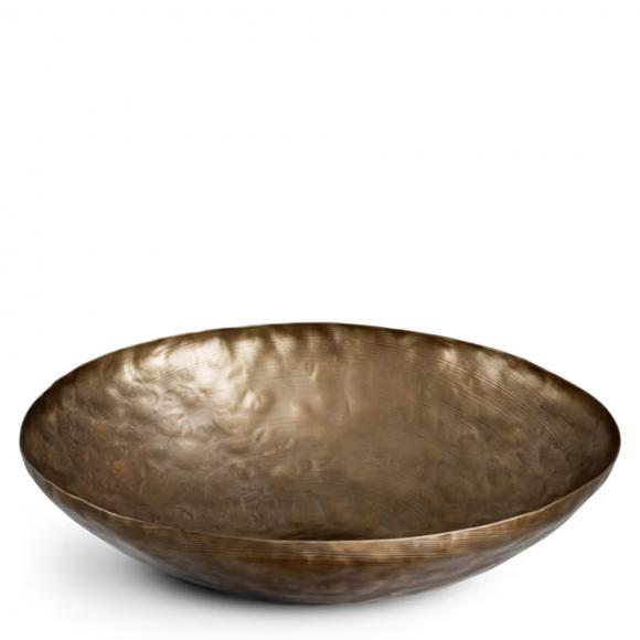 Nkuku Malar Hammered Bowl - Brass