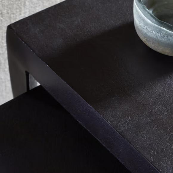 Nkuku Jagan Cast Metal Nesting Side Tables