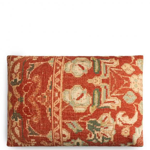 Nkuku Selyo Tapestry Cushion Cover - Terracotta & Rust