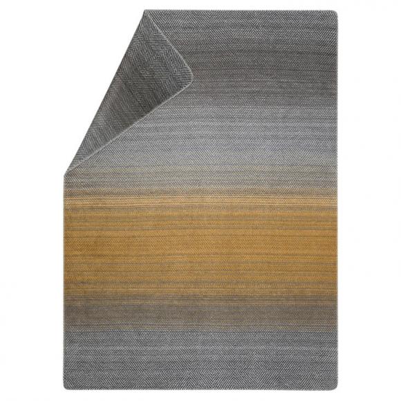 David Fussenegger Gradient / Herringbone Savona Velour Blanket Throw