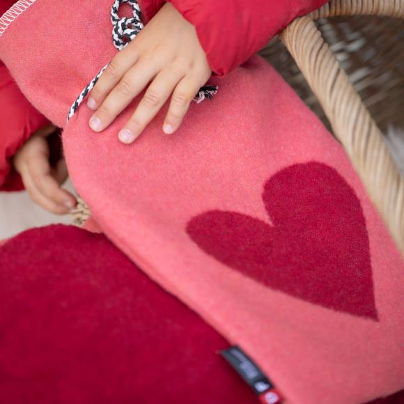 David Fussenegger Big Heart Silvretta Hot Water Bottle Red