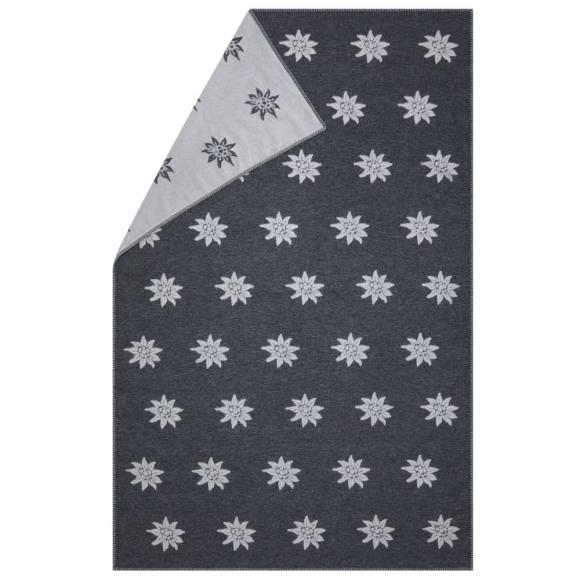 David Fussenegger Edelweis Carla structured Blanket Throw Charcoal